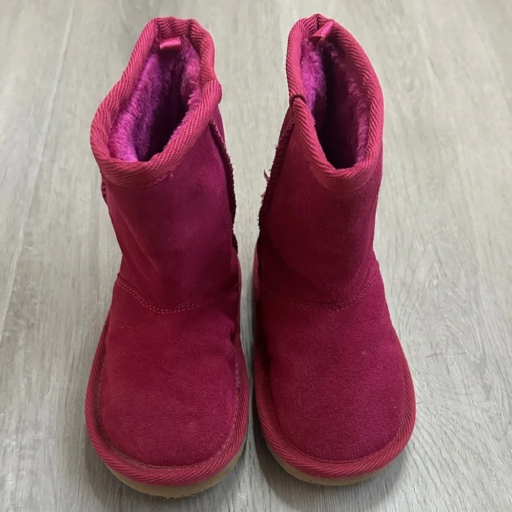 Children’s Place Pink Suede Boots girls size 7